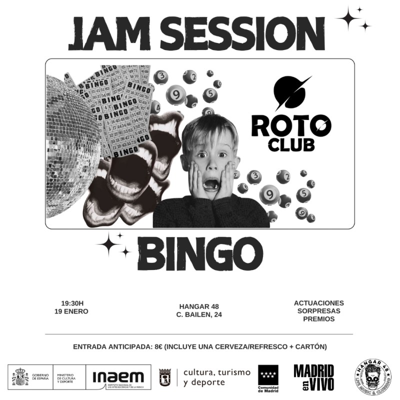ROTO CLUB en sala Hangar 48