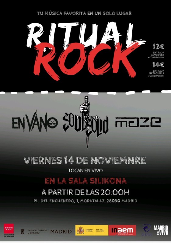 Ruck Rcutual Ritual Rock: En Vano + Soul Solid + Maze
